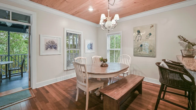 Dining Area Table and Bar