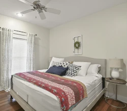 Looking into Guest Suite from the Entrance towards the King Size Bed