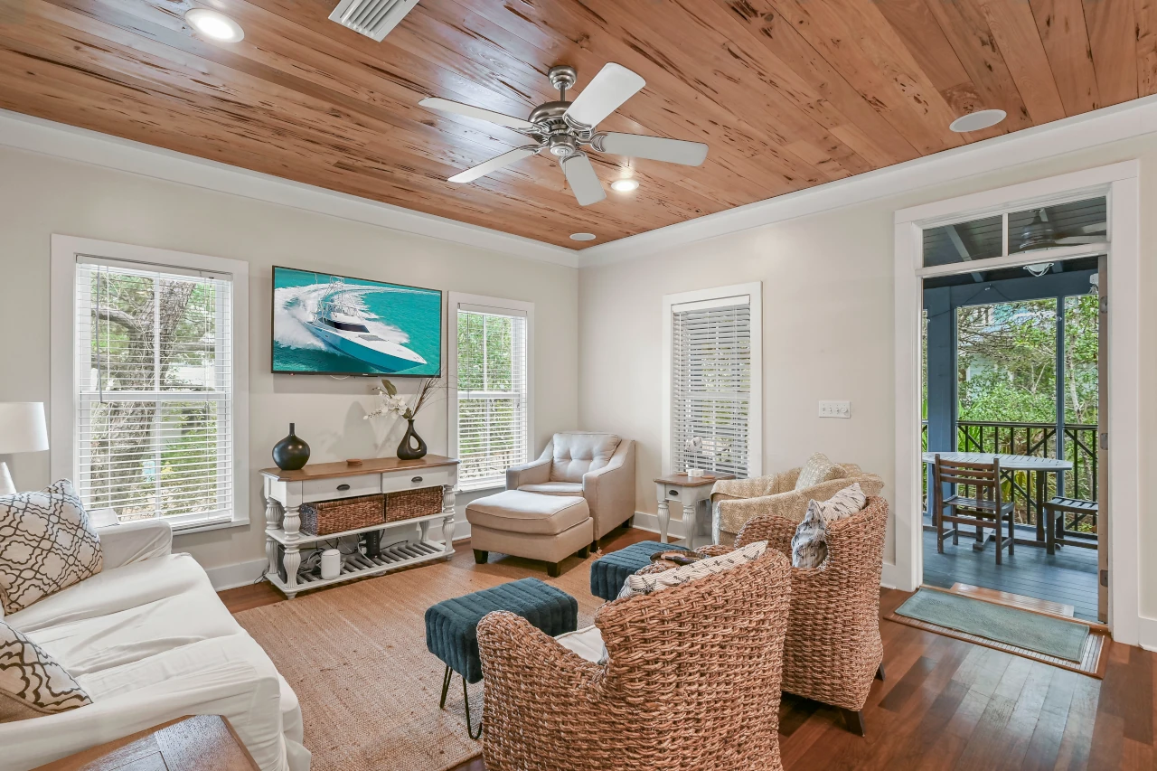 Living Room Looking towards Front Porch